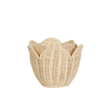 Rattan Lily Basket Set (Buttercream)