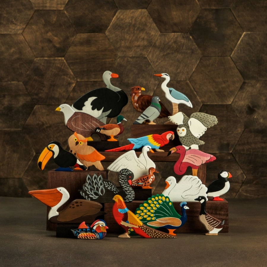 Brown Duck | Wooden Toy Figurine