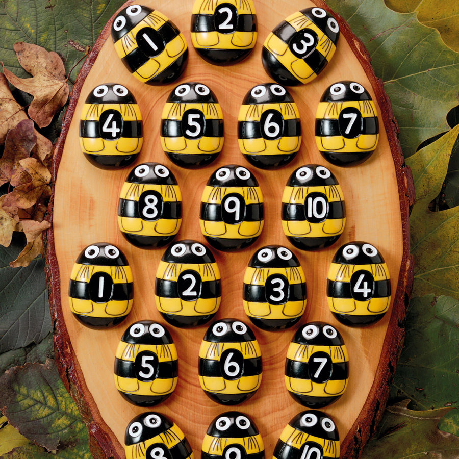 Honey Bee Number Stones (Set of 20)