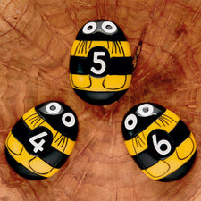 Honey Bee Number Stones (Set of 20)