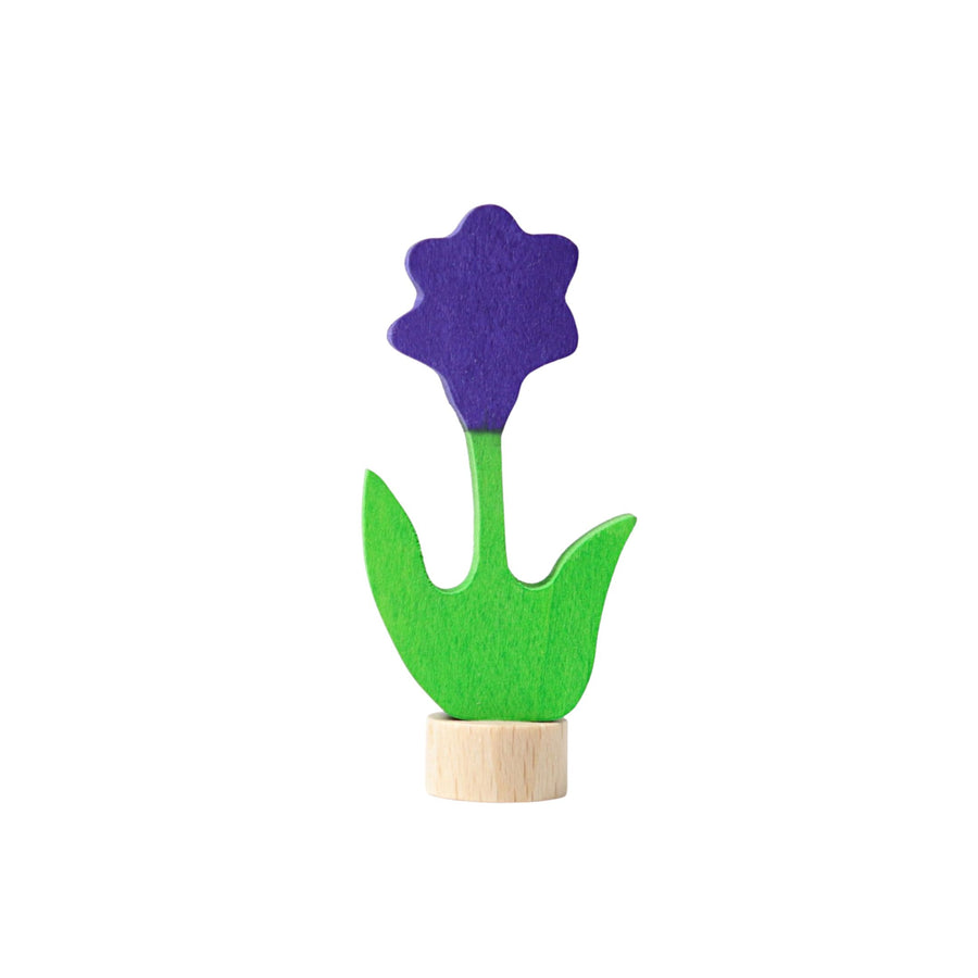 Grimm's Celebration Ring Deco Flower (Purple)
