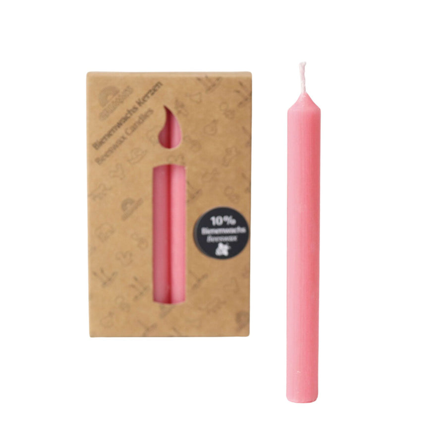 Grimm's 10% Beeswax Candles (Old Rose)