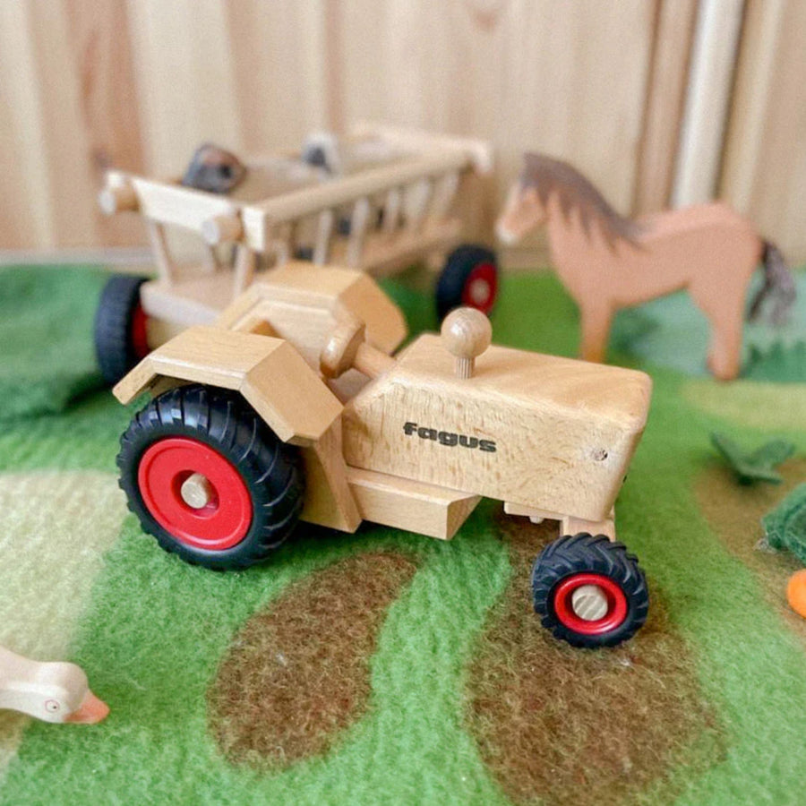 Classic Tractor | Wooden Toy Vehicle