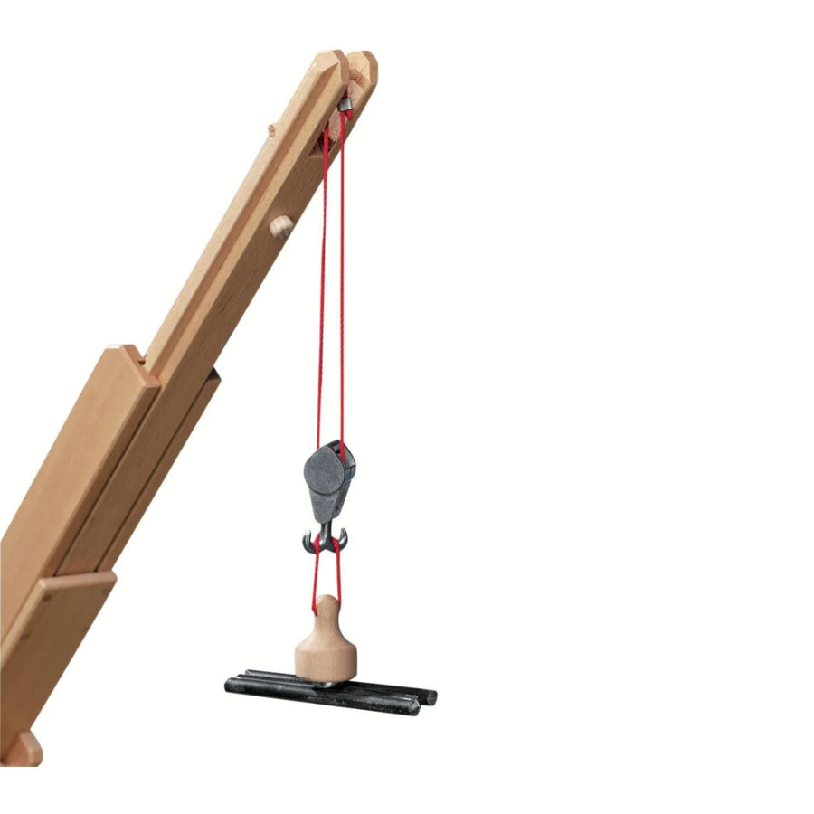 Fagus Lifting Magnet Extension for Cranes | Wooden Toy Vehicle Accessory