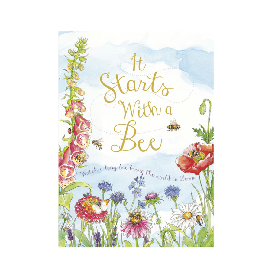 It Starts With A Bee: Watch A Tiny Bee Bring The World To Bloom | Hardcover