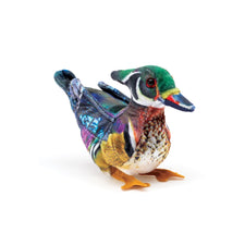 Mini Wood Duck Finger Puppet