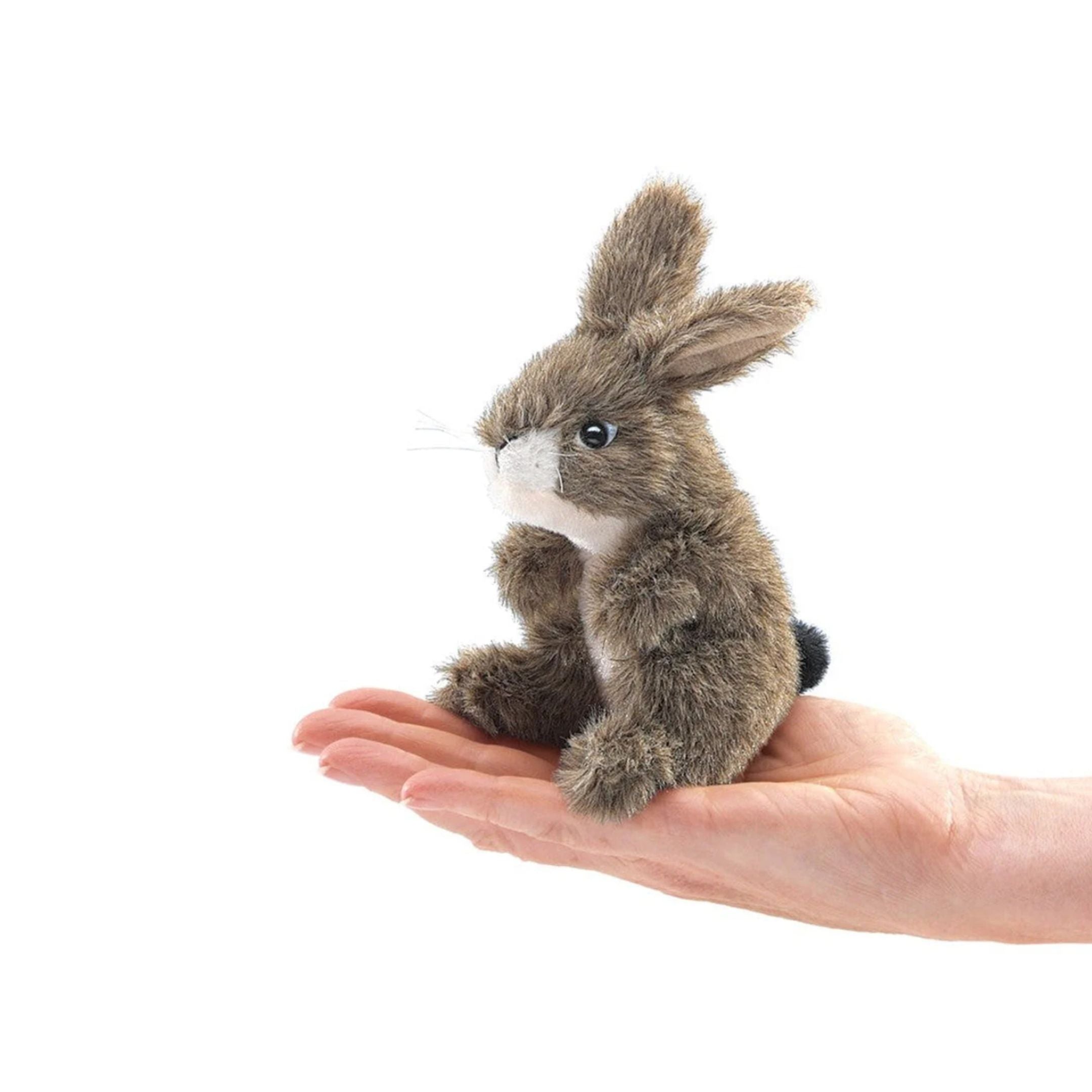 Folkmanis Mini Jackrabbit Finger Puppet | The Playful Peacock