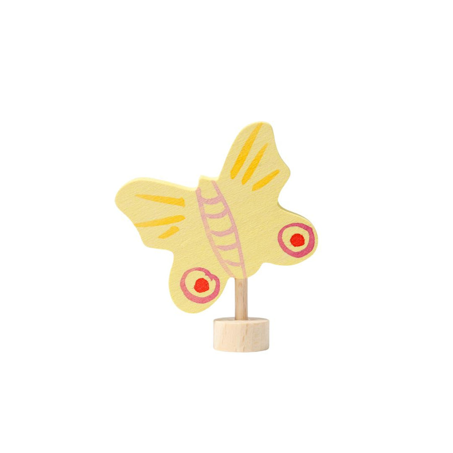 Grimm's Celebration Ring Deco Yellow Butterfly