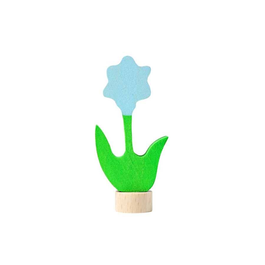 Grimm's Celebration Ring Deco Flower (Blue)