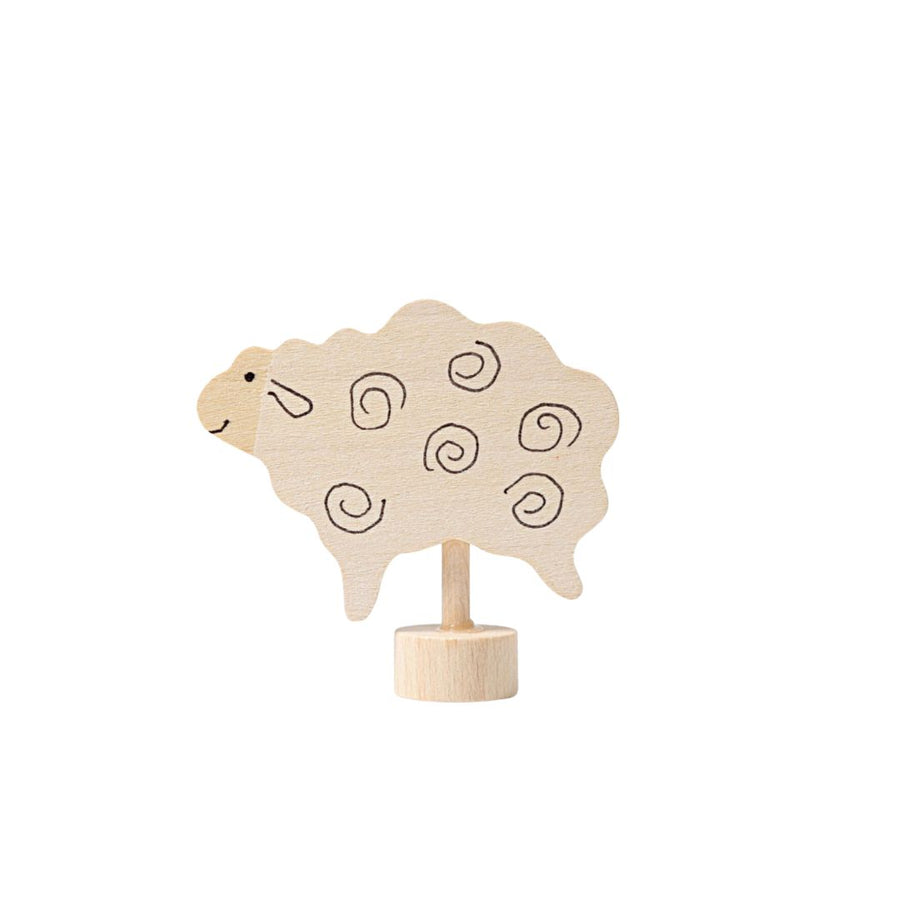 Grimm's Celebration Ring Deco Standing Sheep