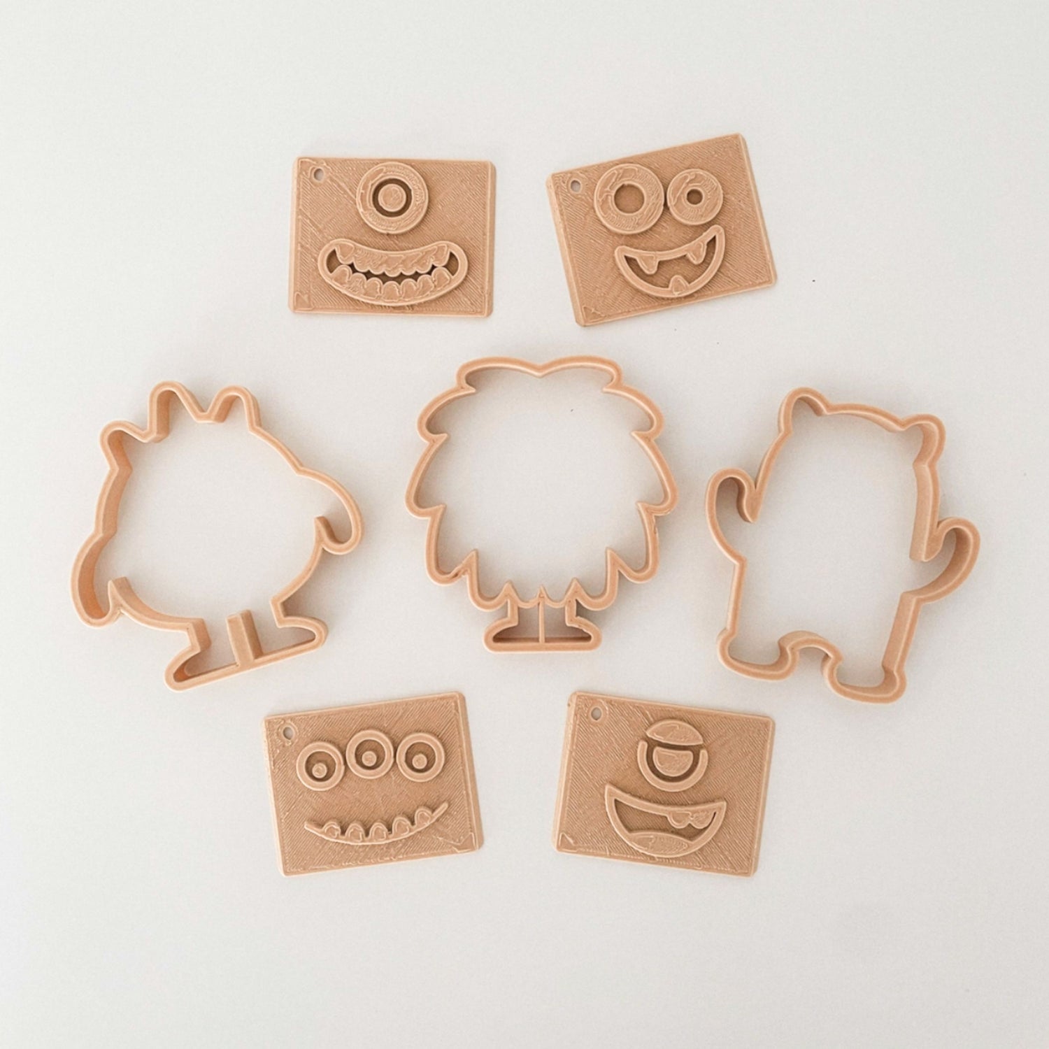 Halloween Monster Eco Playdough Stamp Set (without handle)