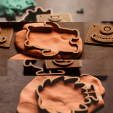 Halloween Monster Eco Playdough Stamp Set (without handle)