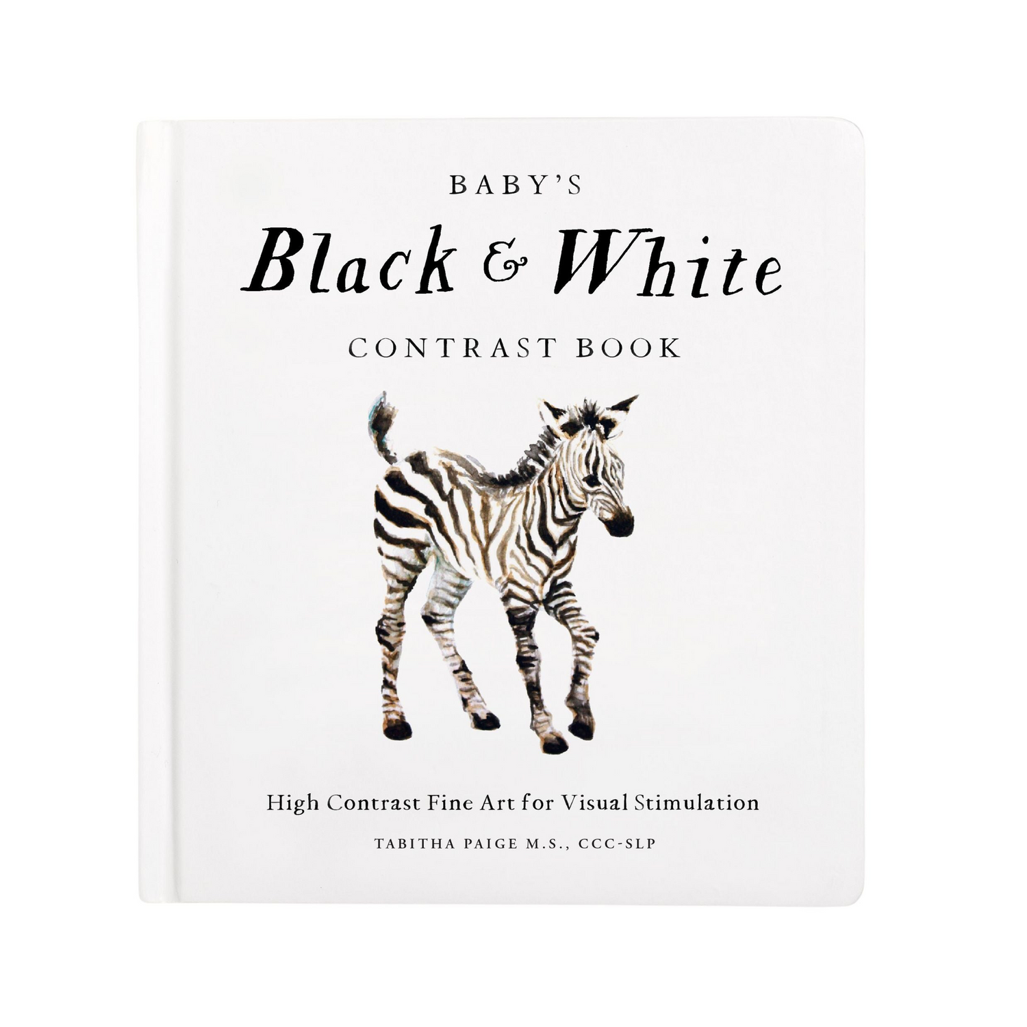 Baby's Black and White Contrast Book: High-Contrast Art for Visual Stimulation at Tummy Time | Board Book