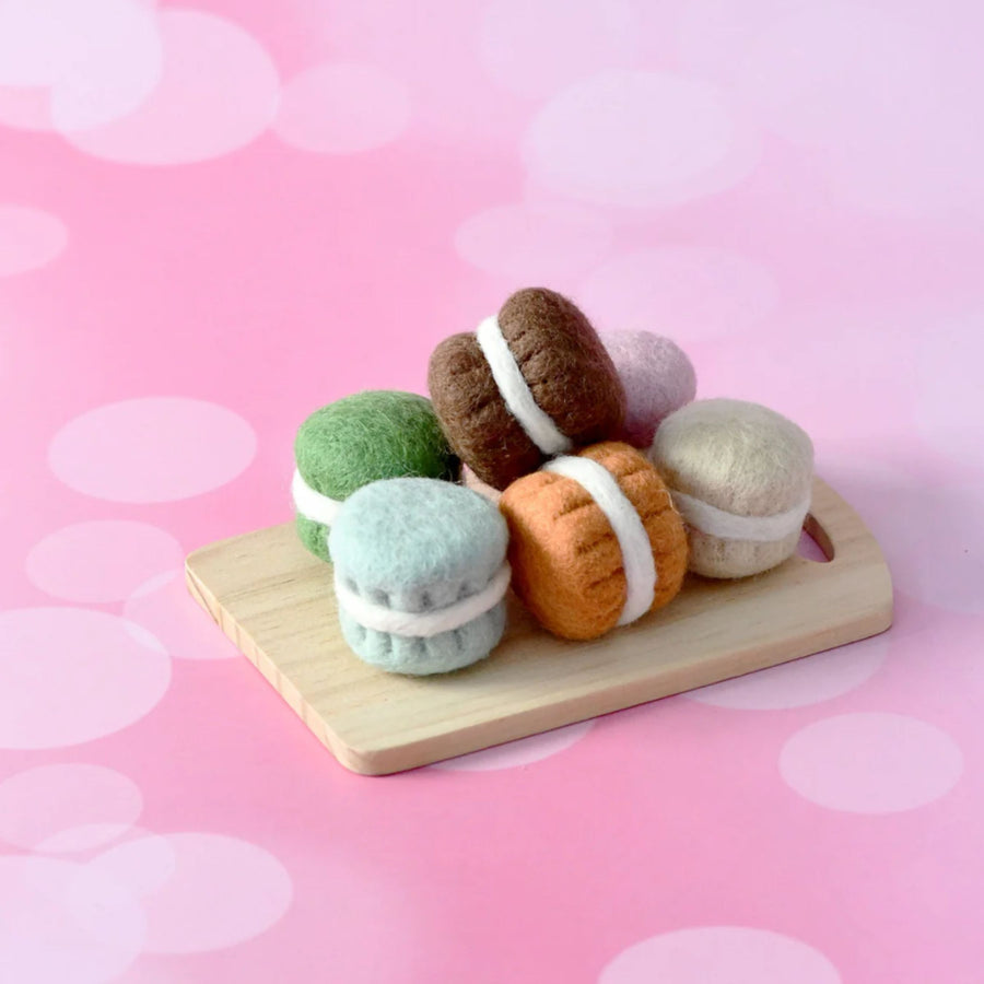 Felt Macarons | Play Food (6 pcs)