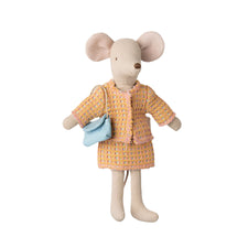 Maileg 2-Piece Suit with Bag (Mum Mouse)