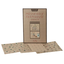 Maileg Wallpaper  - Mouse Hole Farmhouse (Annex)