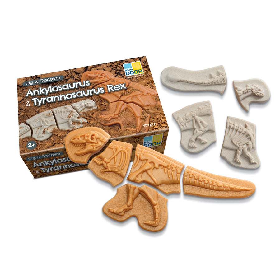 Dig and Discover Sensory Stones (Ankylosaurus & Tyrannosaurus Rex)