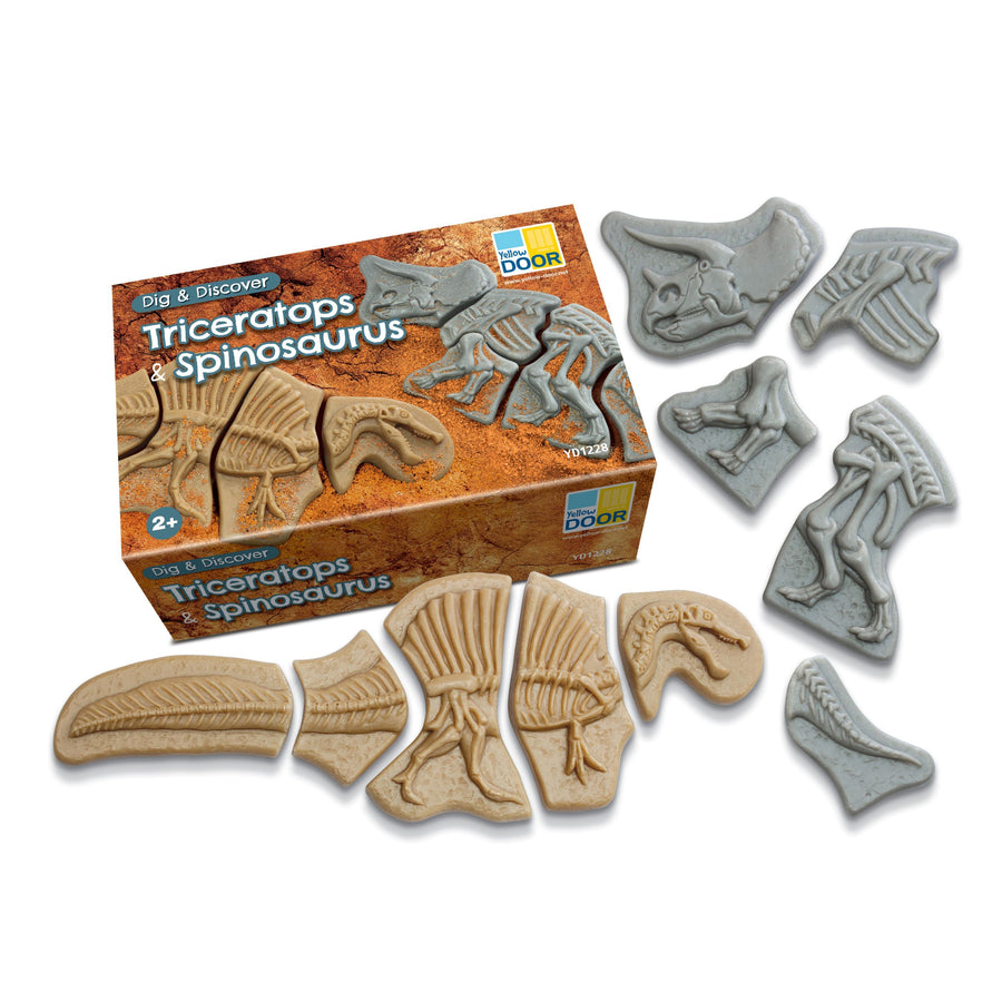 Dig and Discover Sensory Stones  (Triceratops & Spinosaurus)