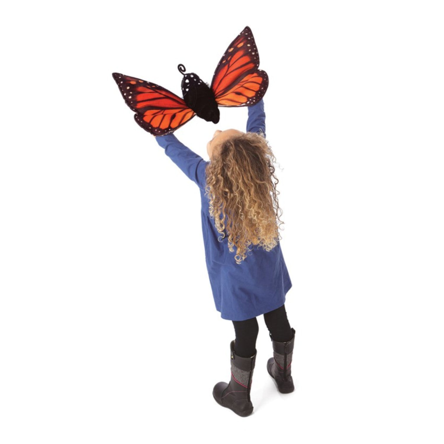 Monarch Hand Puppet Folkmanis Monarch Butterfly Lifecycle Hand Puppet | Playful Peacock ...