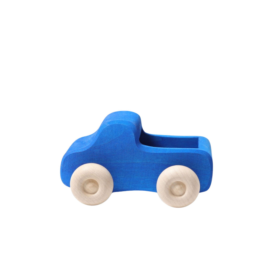 Grimm's Small Wooden Blue Truck