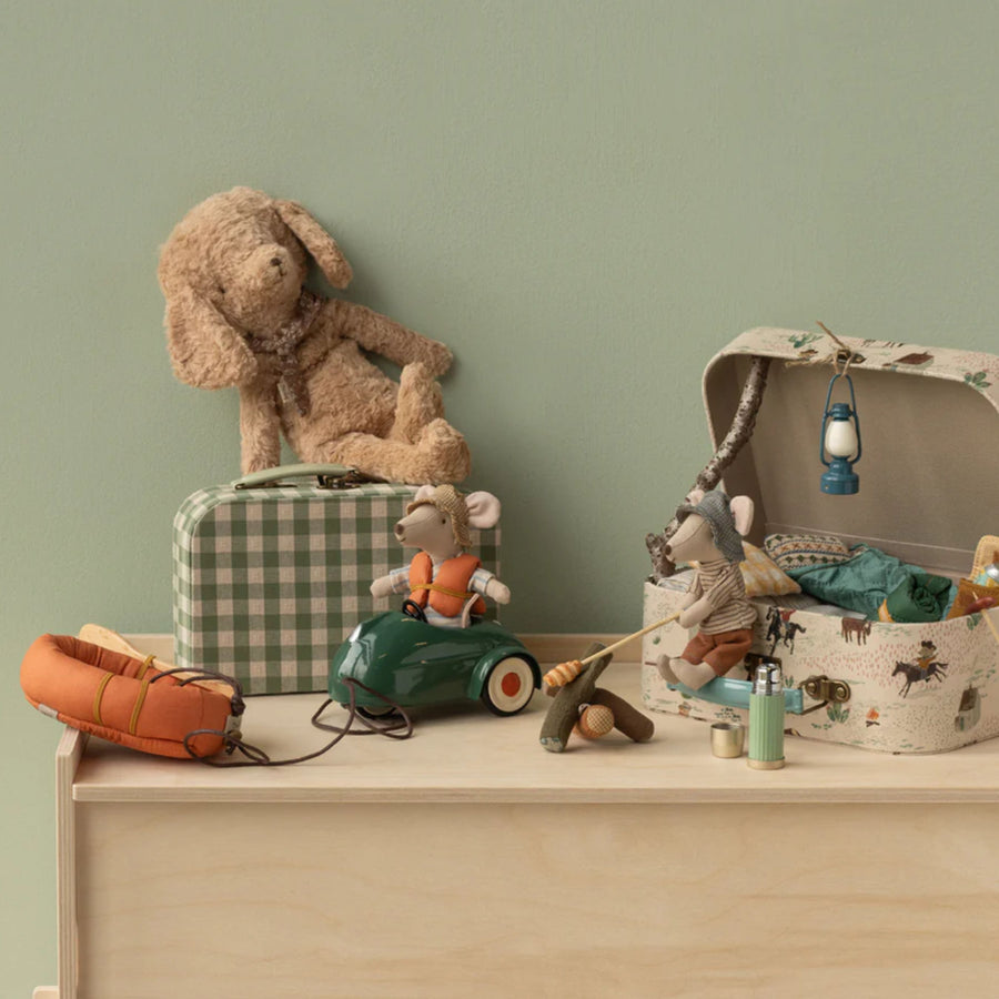 Maileg Rubber Boat with Paddle & Life Vest (Mouse)