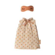Maileg Nightgown Light Grey Clothing Set (Mum Mouse)