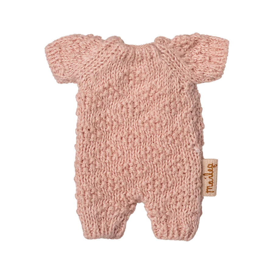 PRE-ORDER Maileg Bunny/Rabbit Knitted Suit - Rose (Micro)
