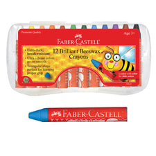 Beeswax Crayons in Storage Case For Kids (Set of 12)