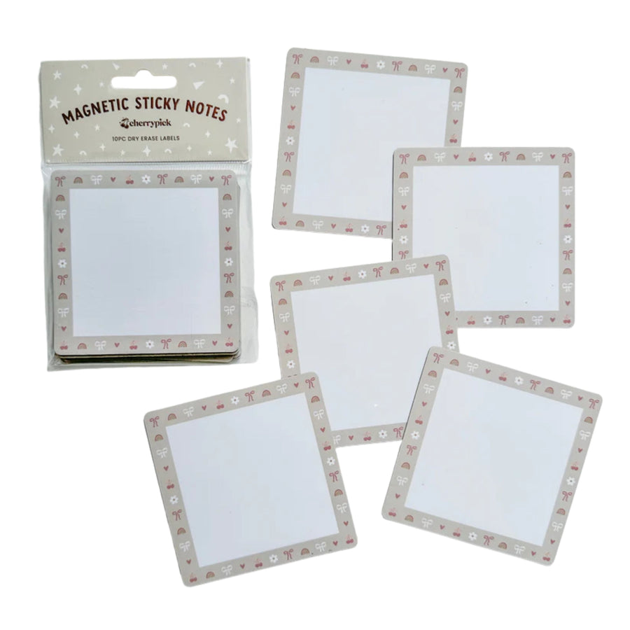 Magnetic Sticky Notes (Bows)