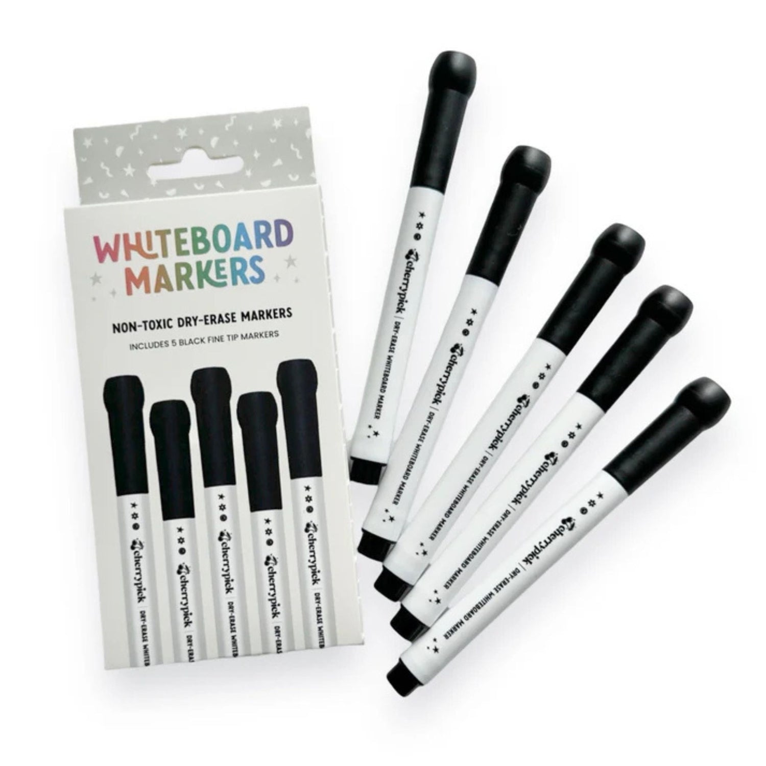 Whiteboard Dry-Erase Markers (Black)