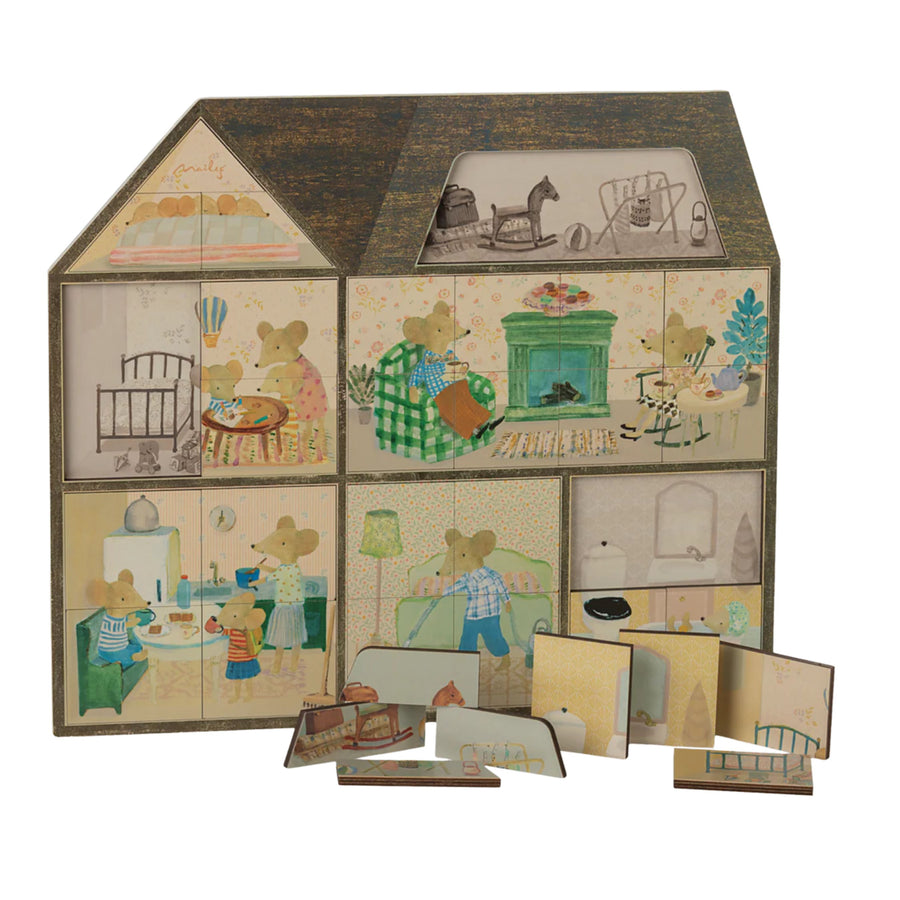 Maileg Mouse Hole Farmhouse Puzzle