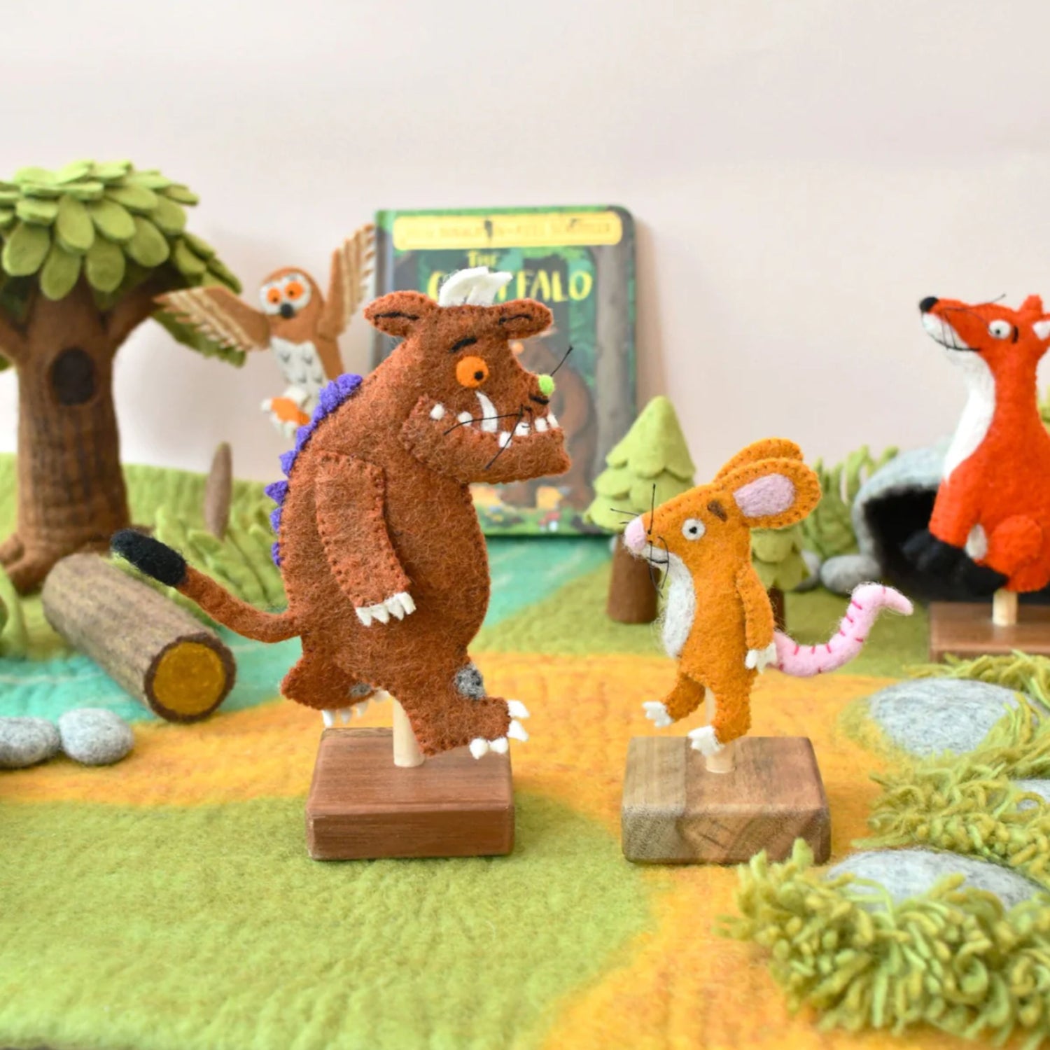 The Gruffalo® Playscape Play Mat (Finger Puppets & Book Sold Separately)
