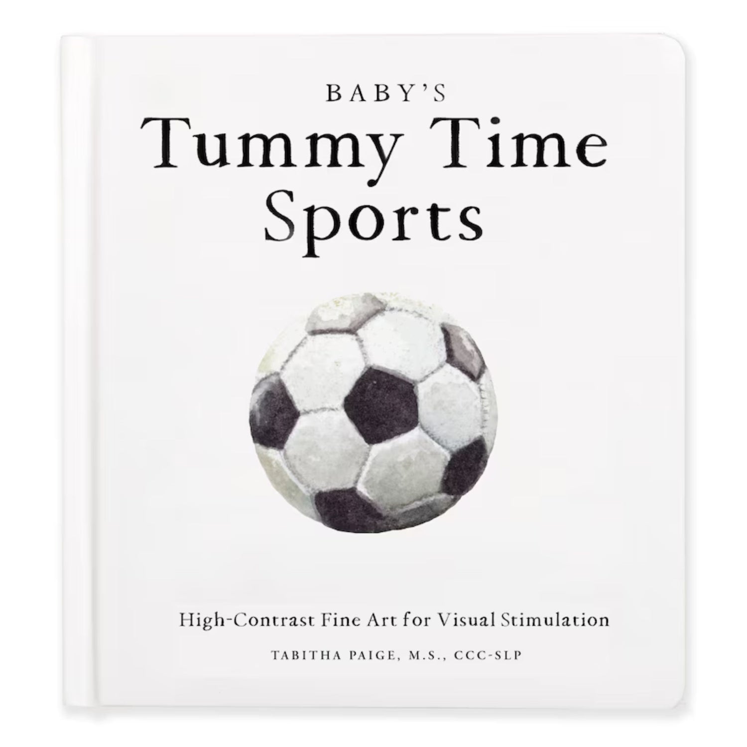 Baby's Tummy Time Sports: High-Contrast Fine Art for Visual Stimulation