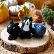 Felt Cats (Set of 3)