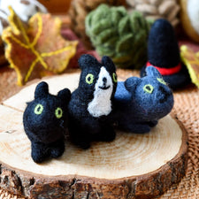 Felt Cats (Set of 3)