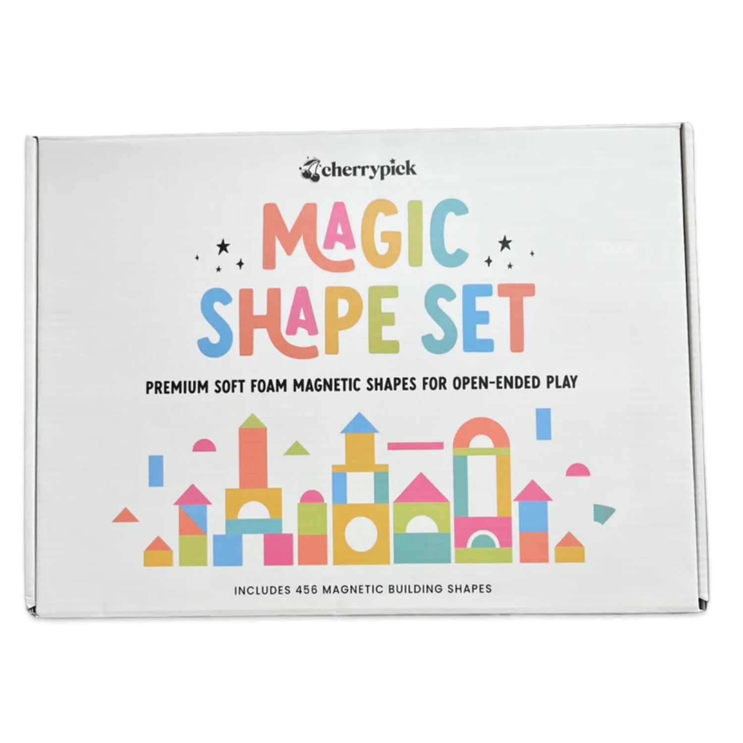 Magic Shape Set - Soft Foam Magnetic Shapes For Building and Play (450+pcs)
