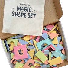 Magic Shape Set - Soft Foam Magnetic Shapes For Building and Play (450+pcs)