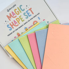 Magic Shape Set - Soft Foam Magnetic Shapes For Building and Play (450+pcs)