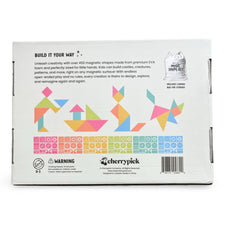 Magic Shape Set - Soft Foam Magnetic Shapes For Building and Play (450+pcs)