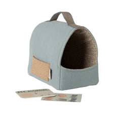 Maileg Pet Carrier (Dusty Blue)