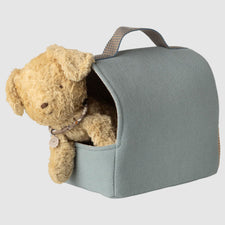 Maileg Pet Carrier (Dusty Blue)