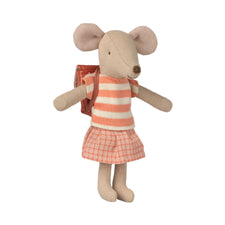 PRE-ORDER Maileg Tricycle Mouse - Coral (Big Sister)