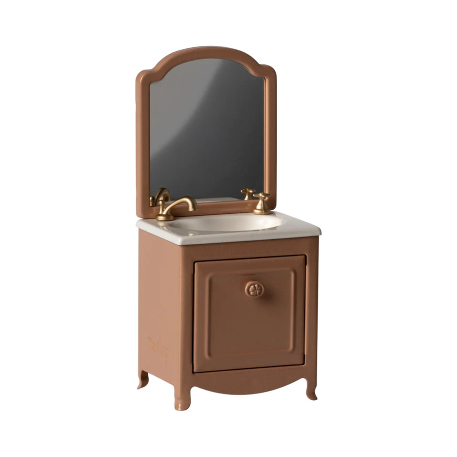 Maileg Sink Dresser with Mirror - Dark Powder (Mouse)