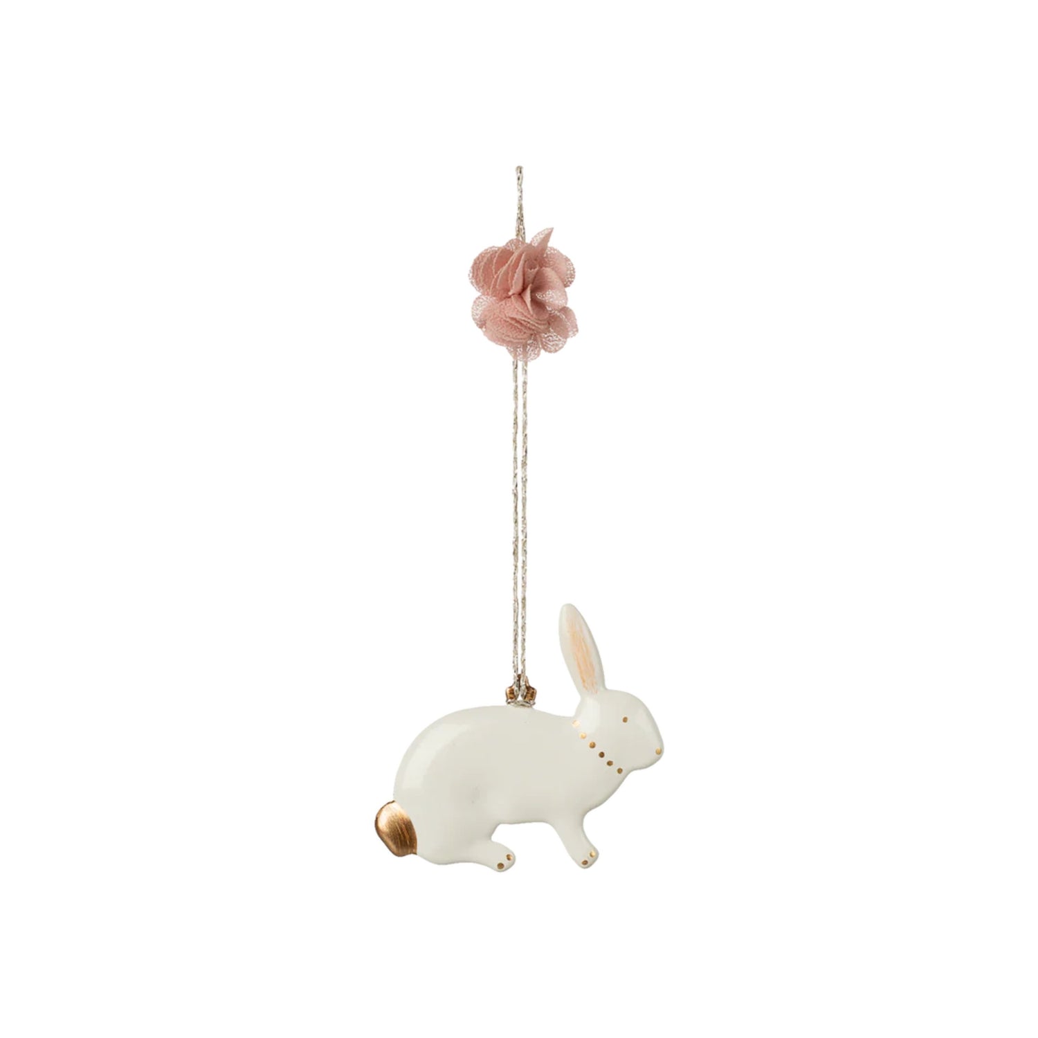 Maileg Metal Bunny Easter Ornament (Sitting)