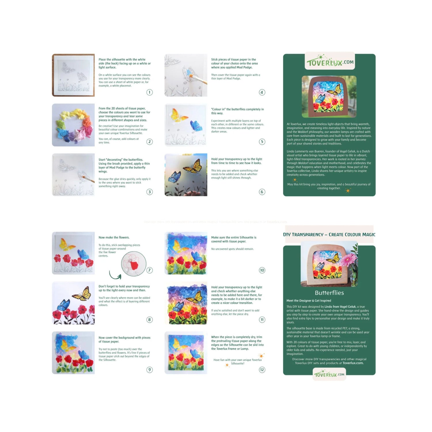 Toverlux DIY Transparency Silhouette (Summer)