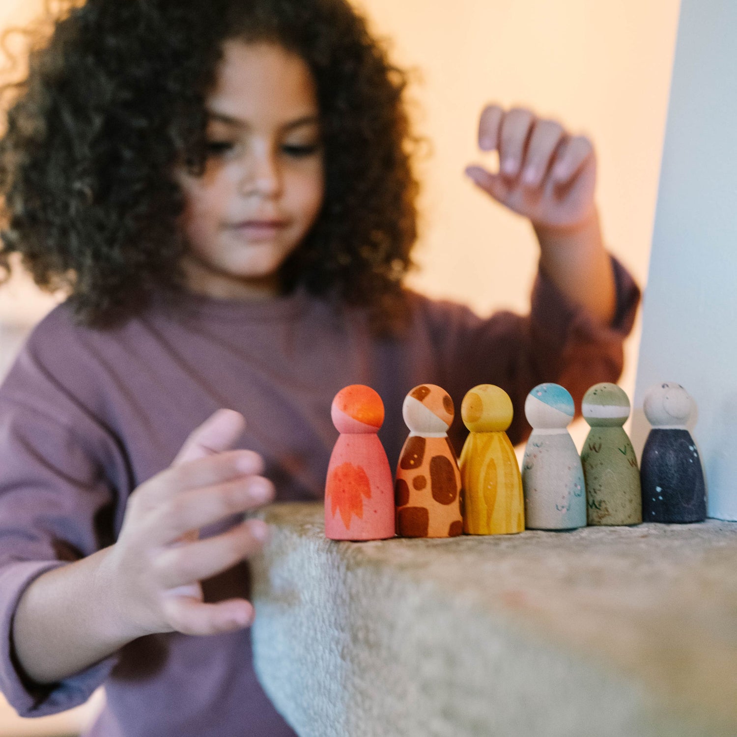 Grapat Animal Crew | Nins Peg Doll Set