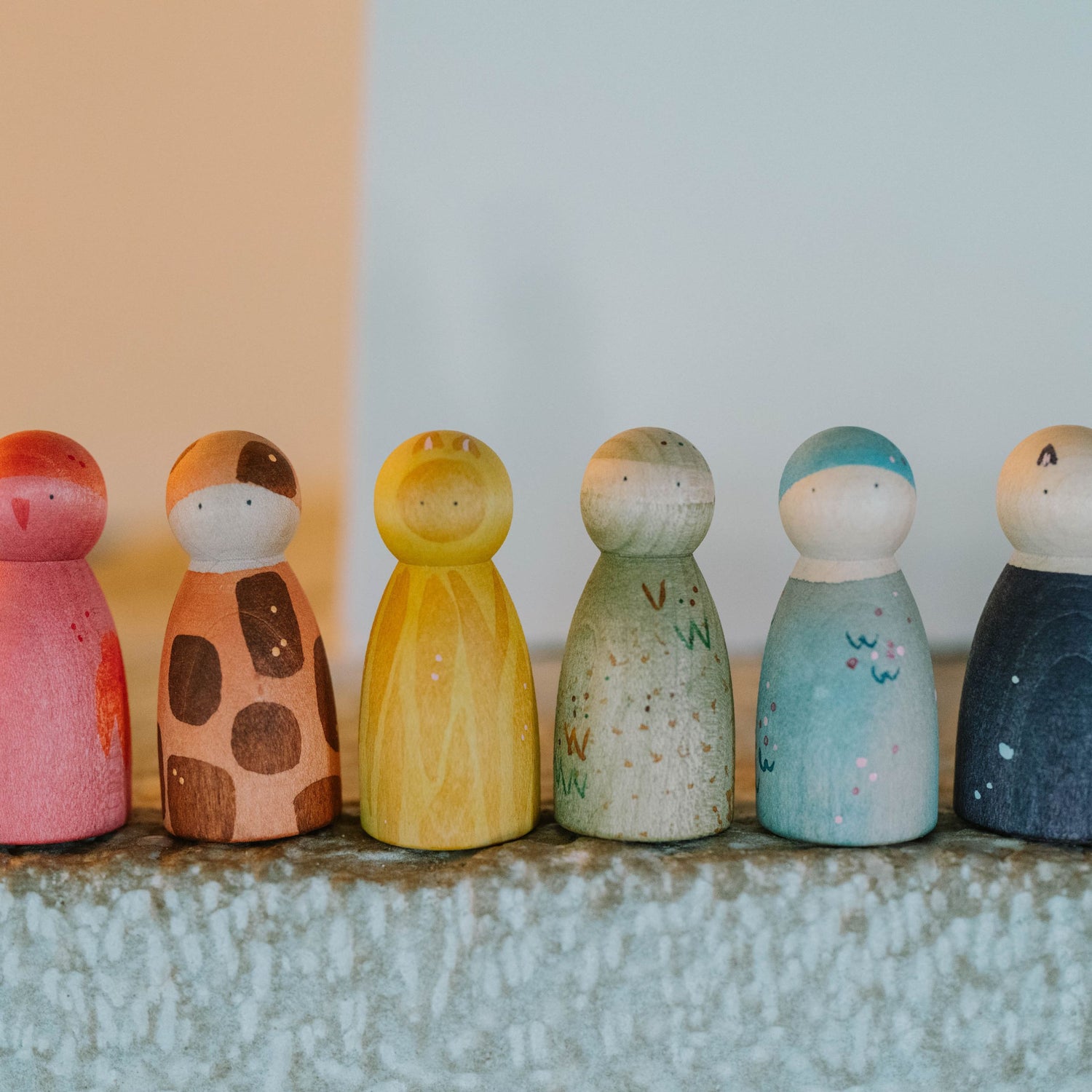 Grapat Animal Crew | Nins Peg Doll Set