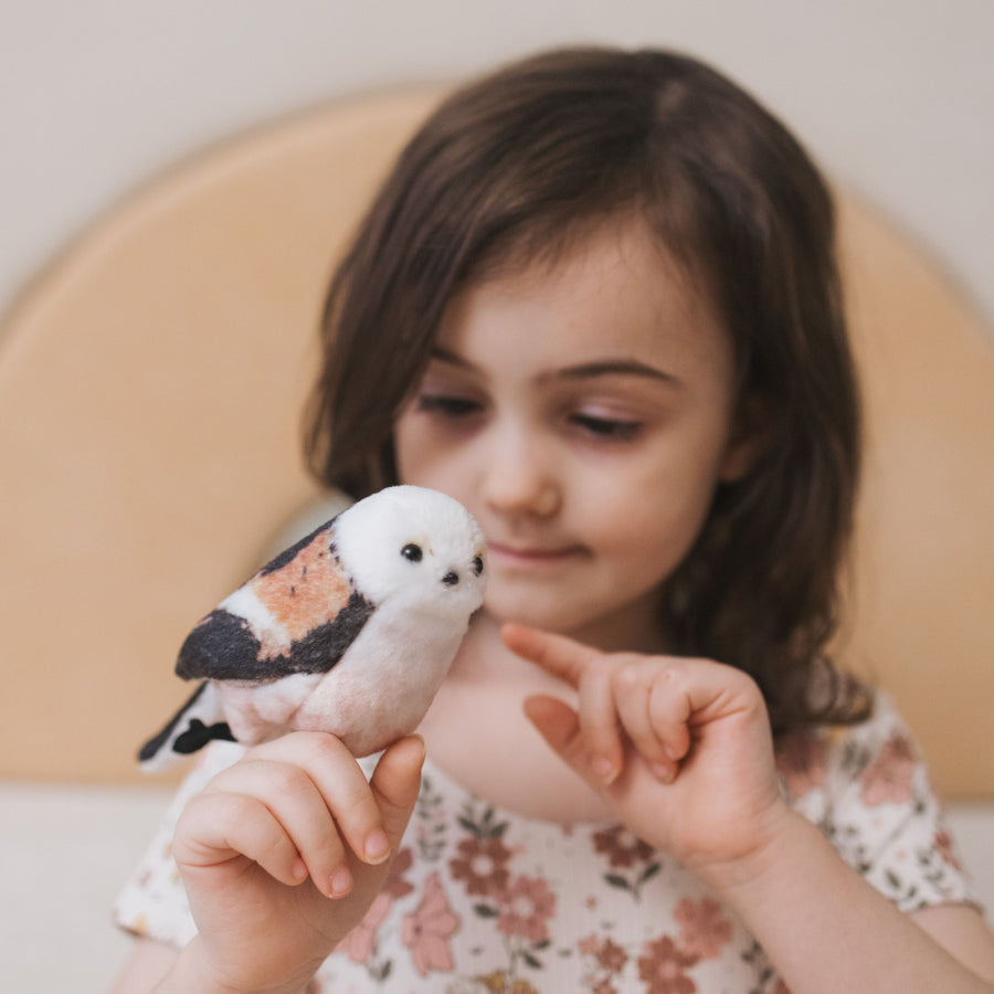 Mini Long-Tailed Tit Finger Puppet