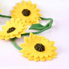 Felt Yellow Sunflower Garland (2.4m)