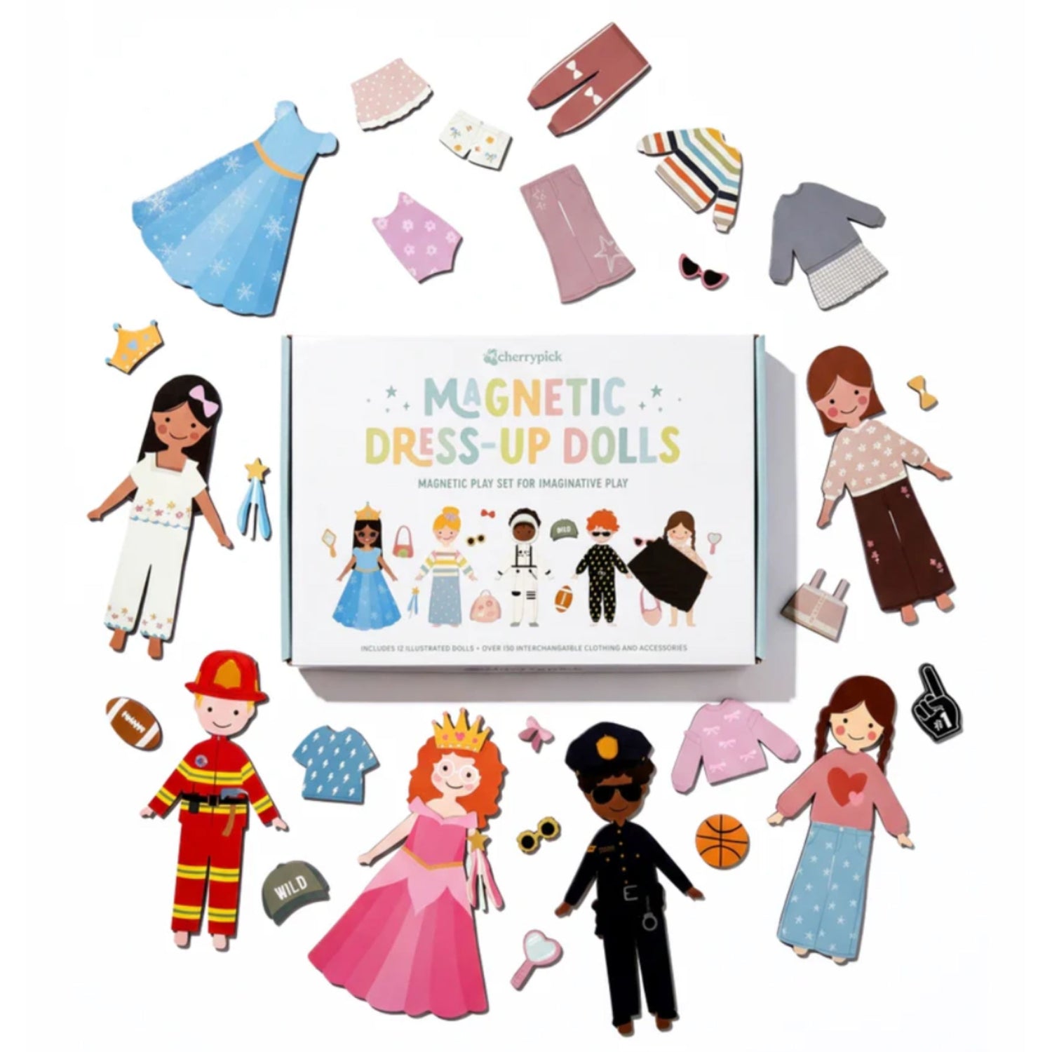 Magnetic Dress-Up Dolls Play Set